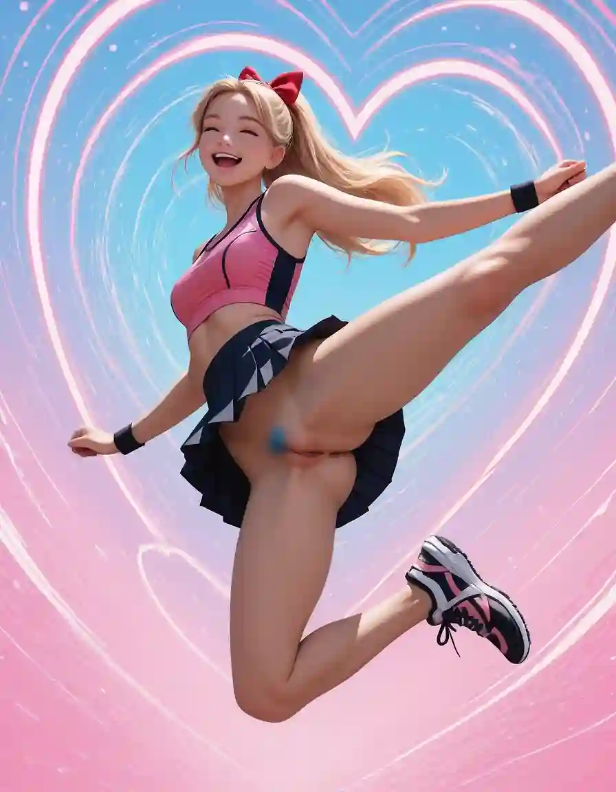 AI art "Loves jumping."