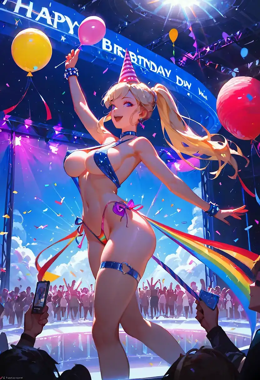 AI art "Linda's birthday 1"