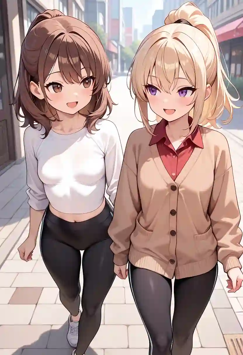 AI art 'Mitsue and Nonoka together' with user description 'Characters from these sets:

https://betterwaifu.com/post/jhwfuol

https://betterwaifu.com/post/0sdsdmz

Prompting this one was a BEAR. I cannot get their features 100% correct but this was the best I could do. It's still not 100%, but it's good enough for now. 

If anyone has any prompt suggestions for their OCs with clear examples, LMK.'