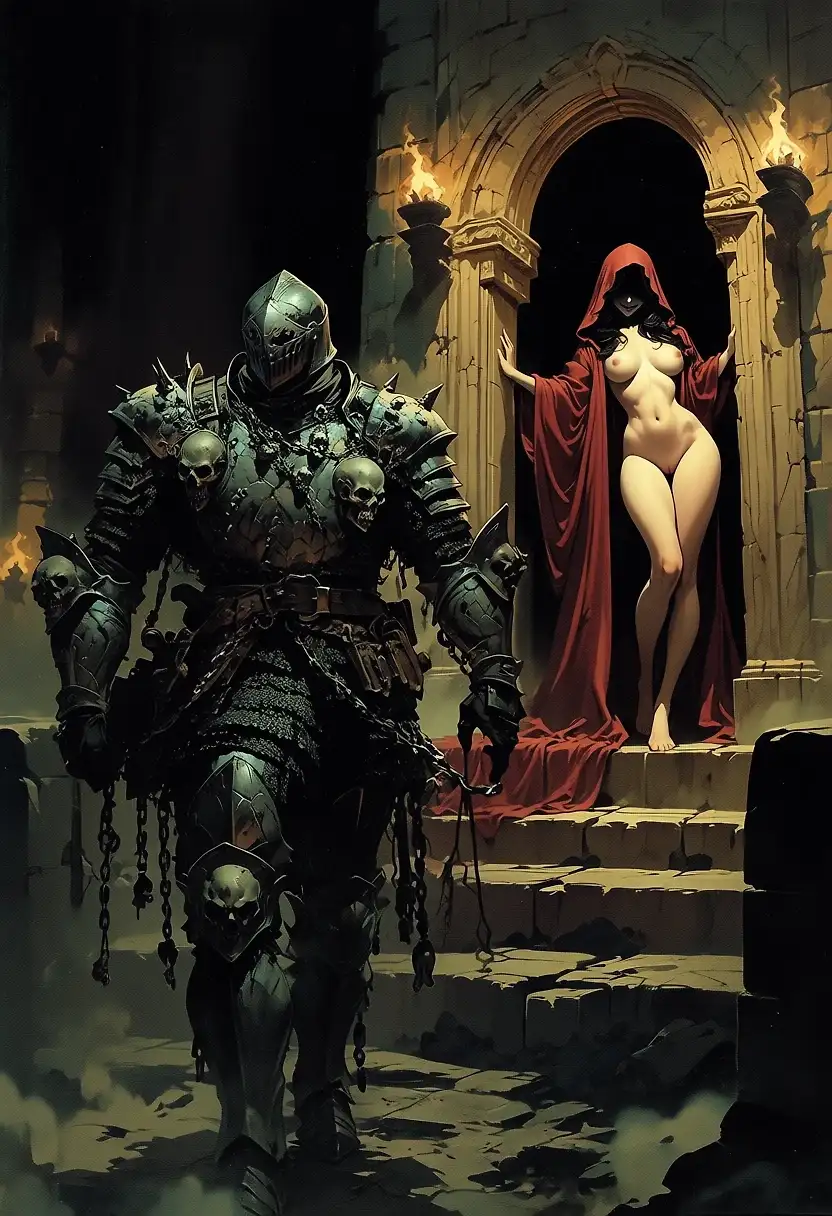AI art 'The dark guardian'