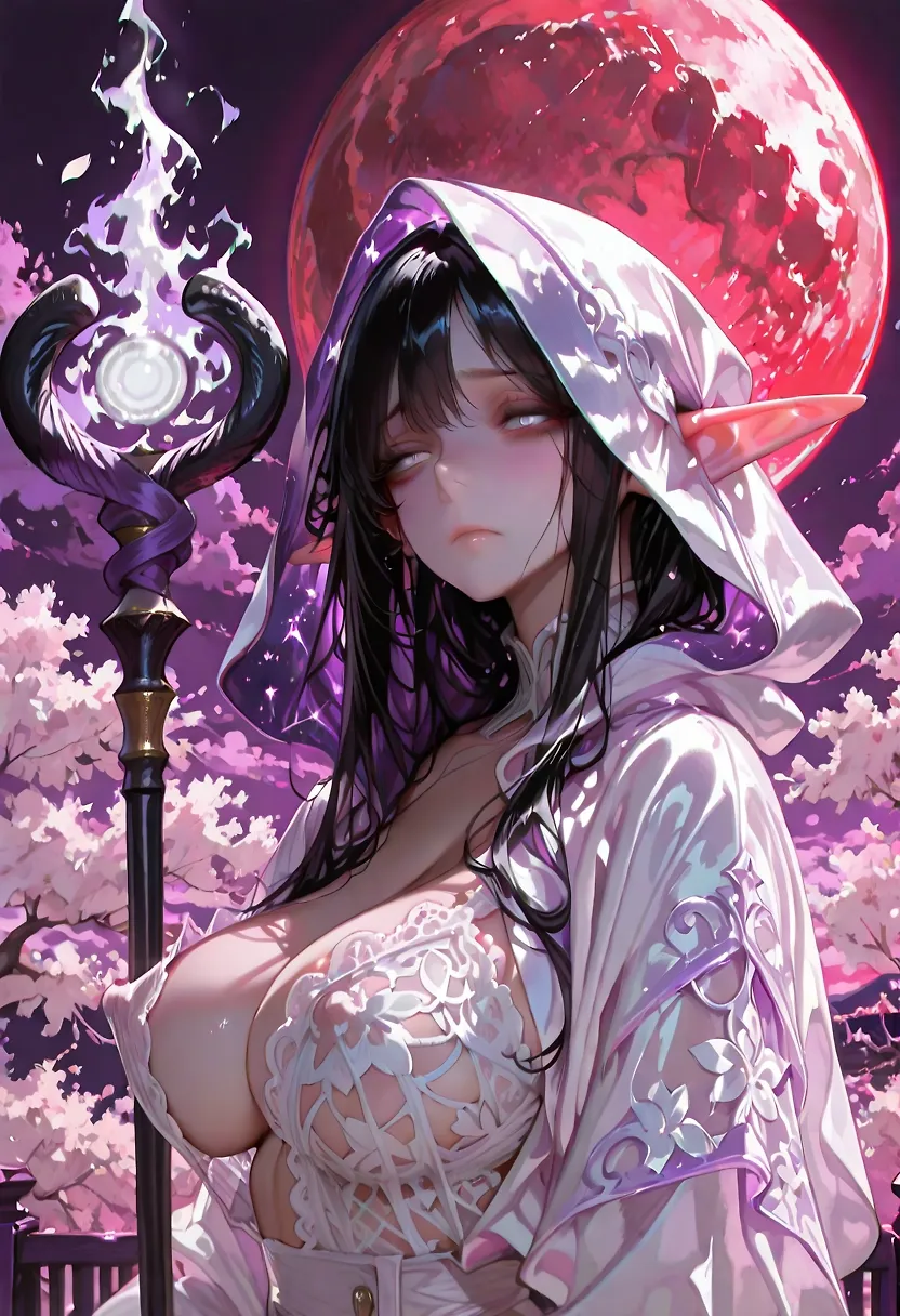 AI art "Elven priest"