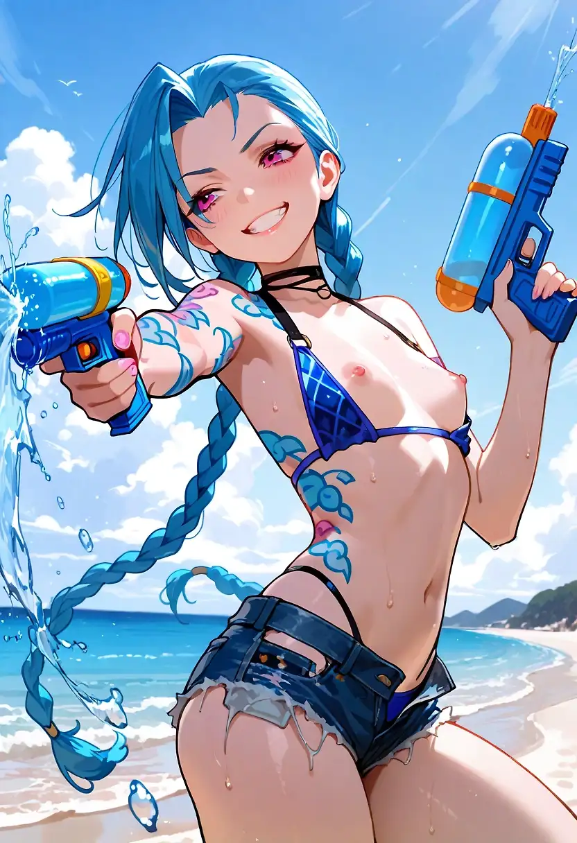 AI art "Deep Blue"