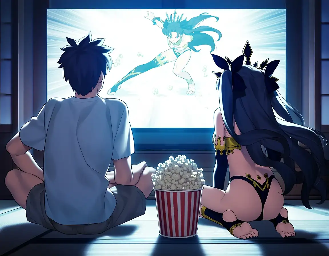AI art 'Ritsuka x Ishtar'