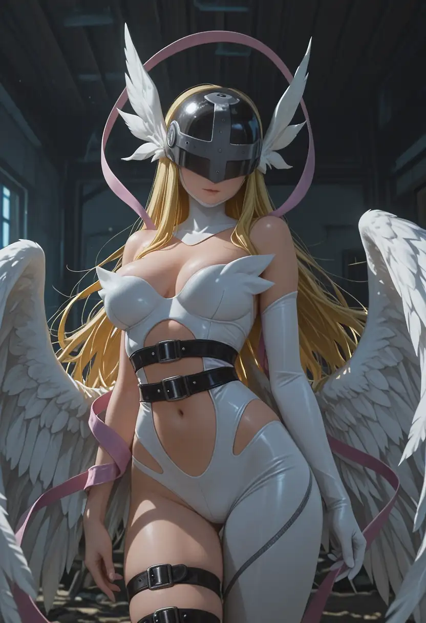 AI art 'Heaven and Hell- Digimon'