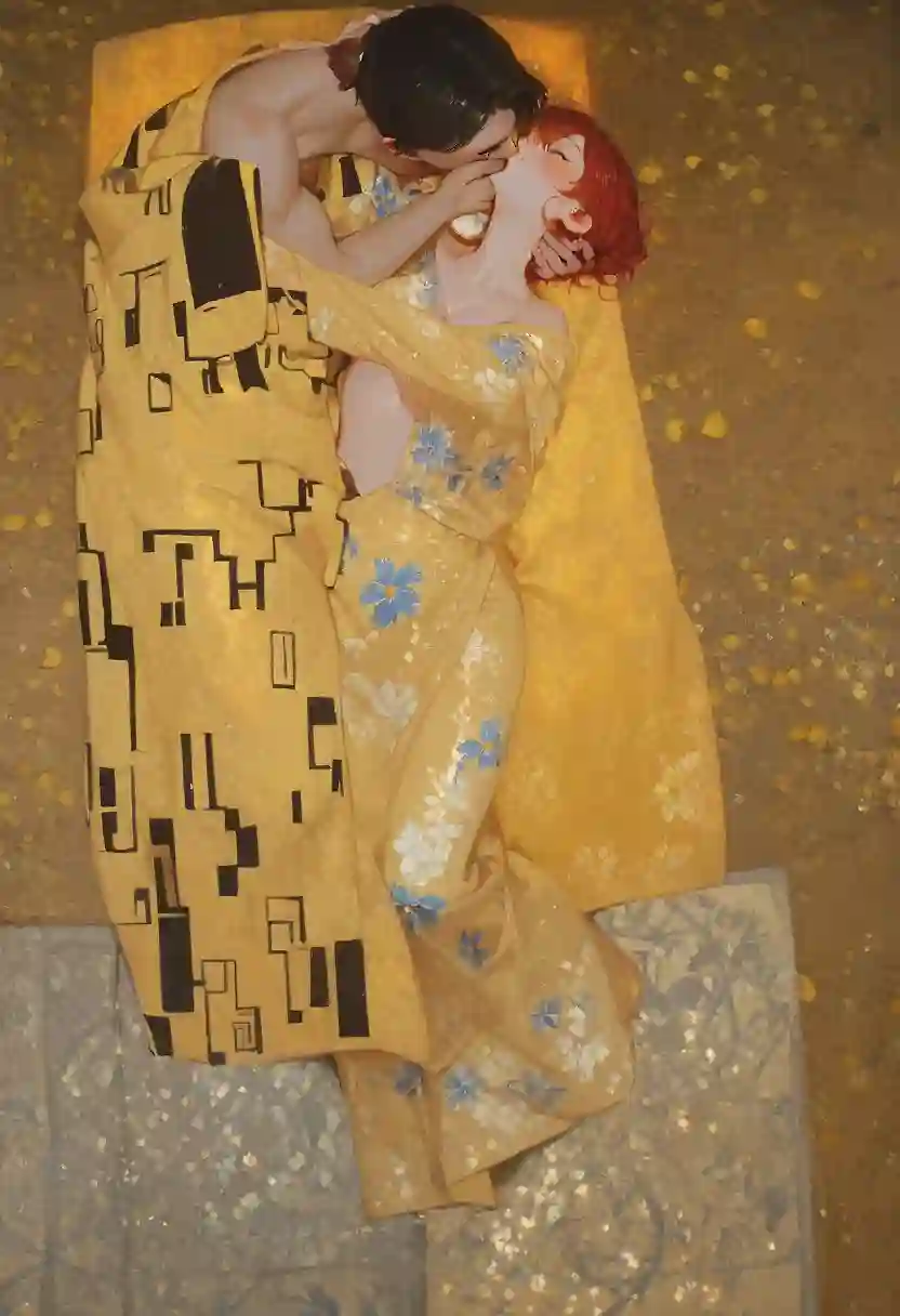 AI art "The Kiss, Klimt"