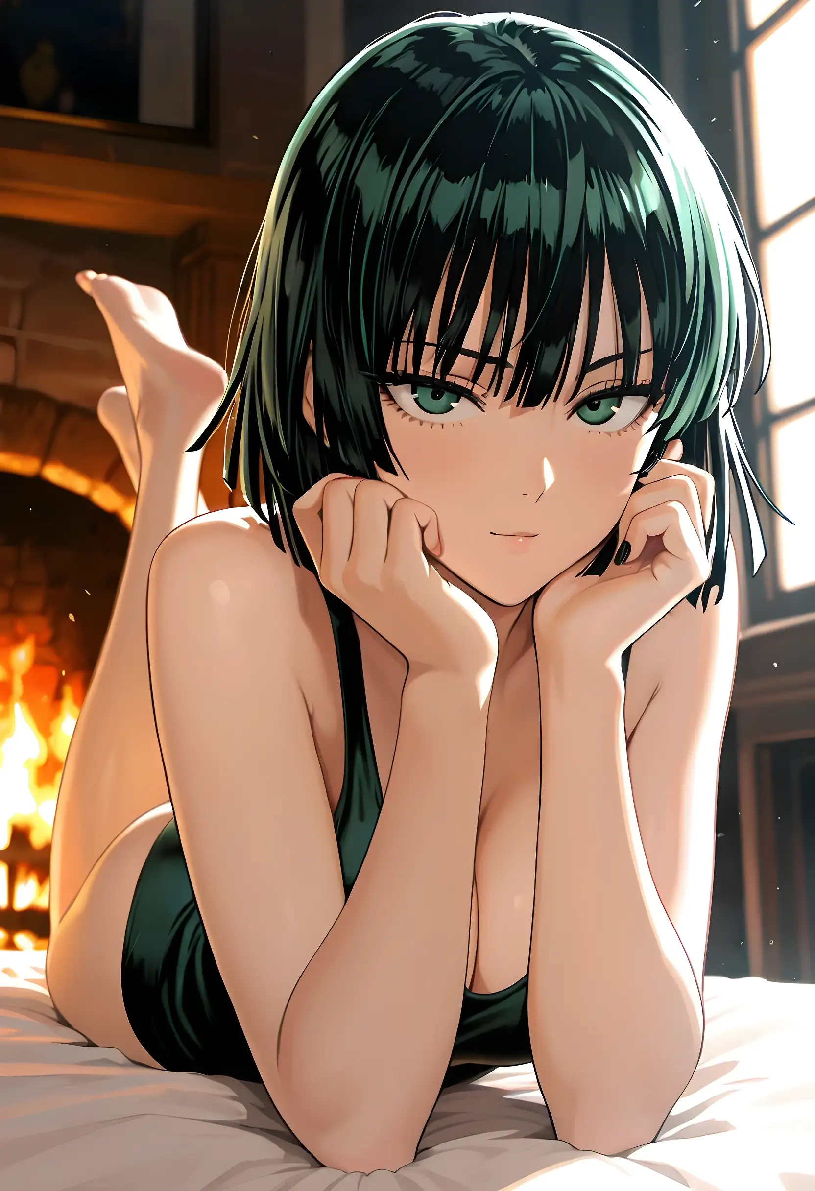 AI art 'Fubuki' with user description '(One Punch Man)'