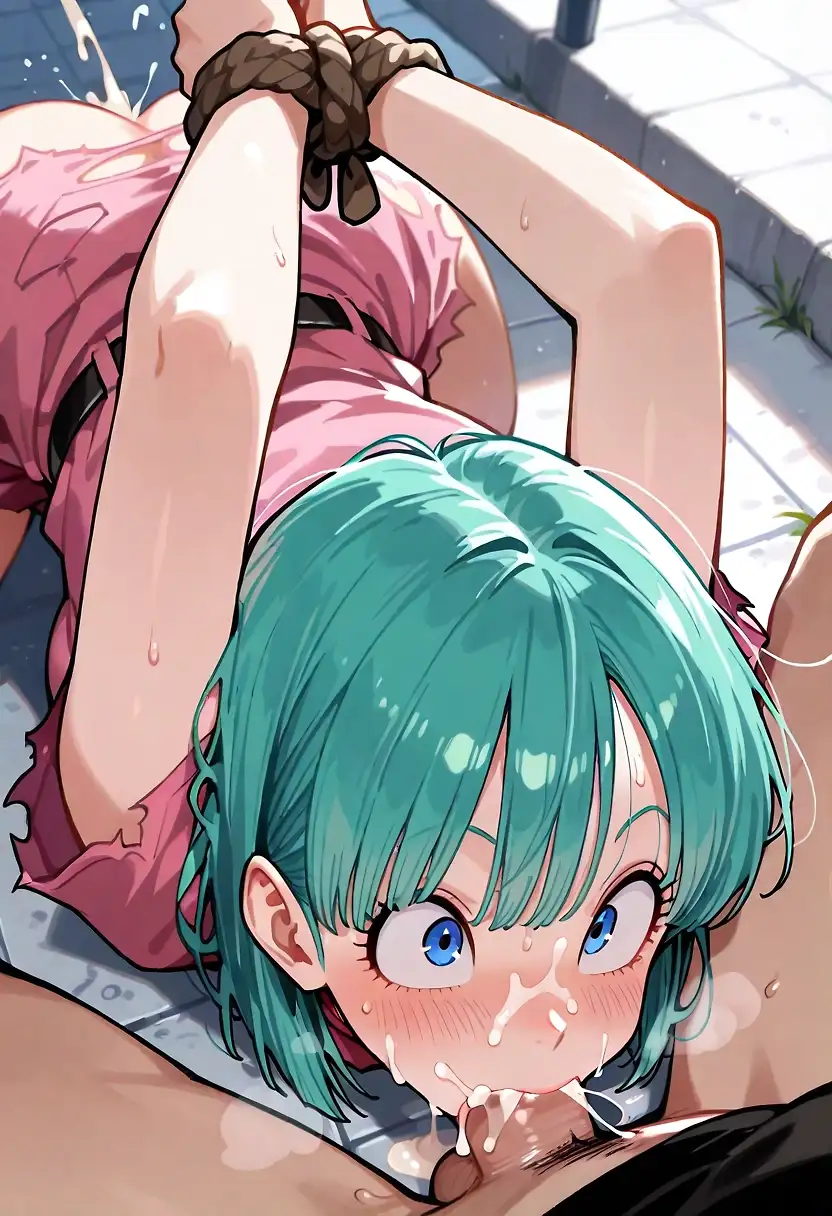 AI art 'Bulma in action'