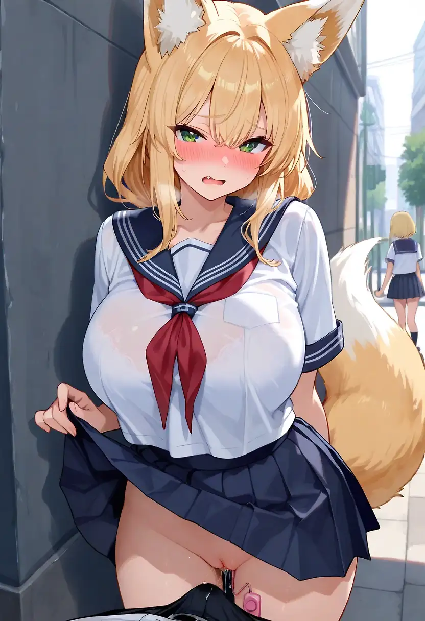 AI art "fox girl"