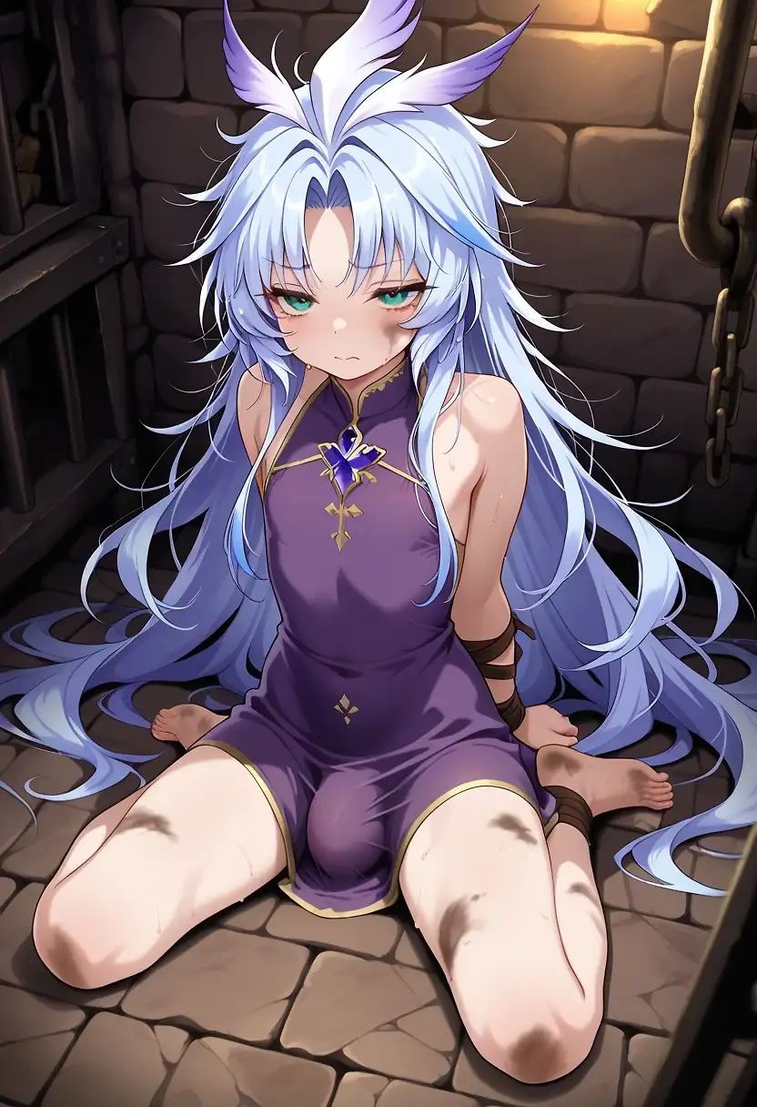 AI art "Kuja is captured and enslaved"