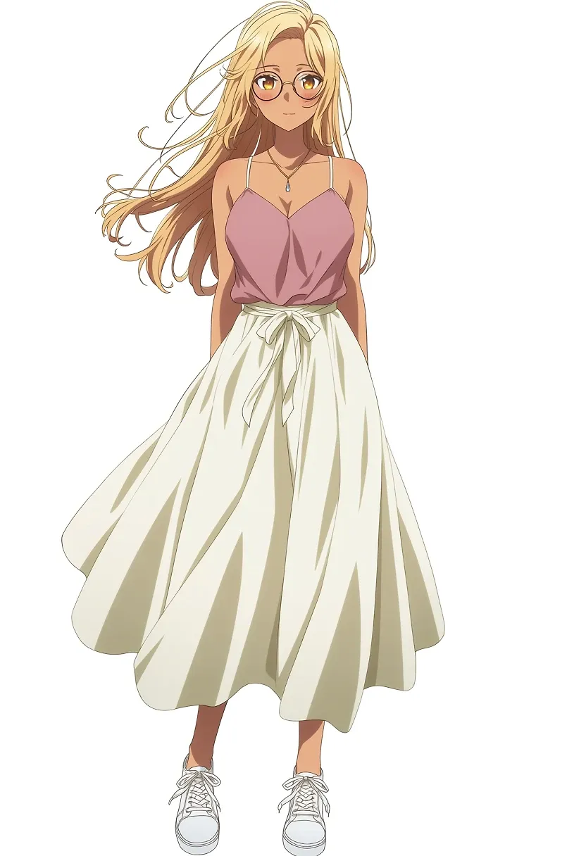 Gyaru with glasses