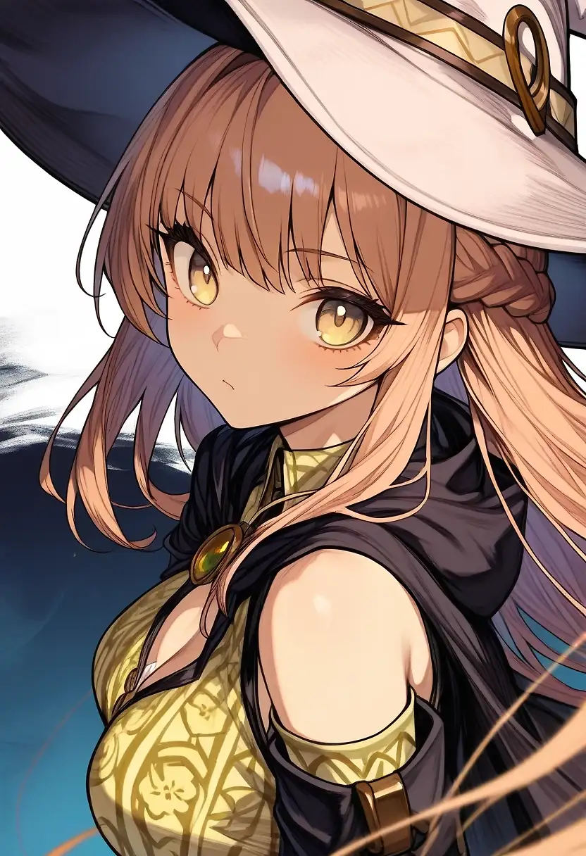 AI art "Witch of dawn"