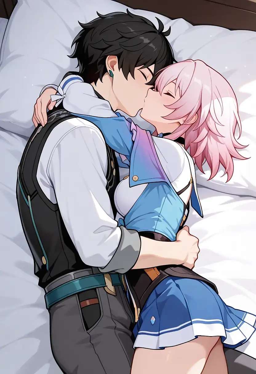 AI art "Dan Heng and March 7th 2"