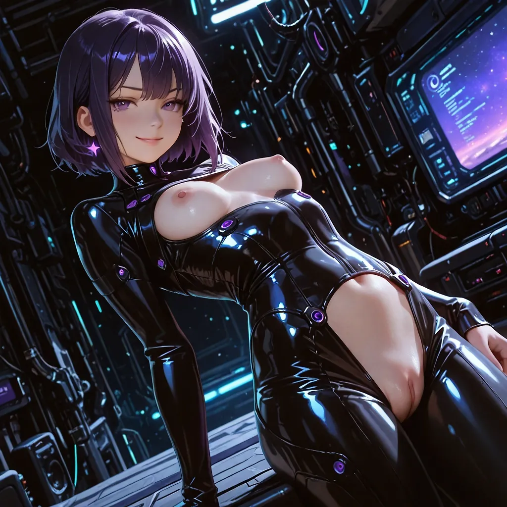 Futuristic outfit are so sexy!