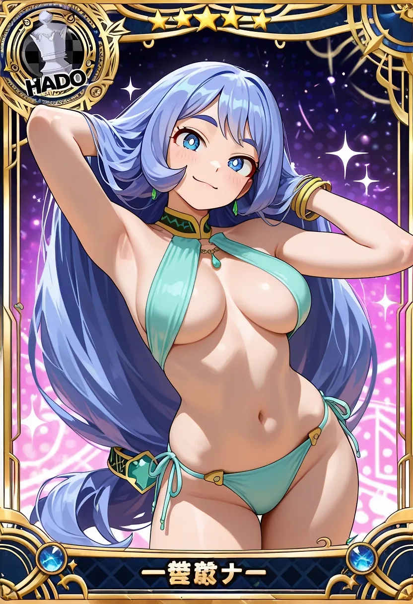 AI art "Waifu - TCG" with user description "I gave making a Waifu TCG a try—what do you guys think?
@gildenstein @hollenwulf @octavian @peterco
@warmicestudios @casca_kirei-onna @heihund
@bad77 @a_casual_prompter @parda @terror2
@goobygubby @cro_bo @varcolac @smut317
@zerogroupe21 @saltymajor778 @zesoul @reptorn"