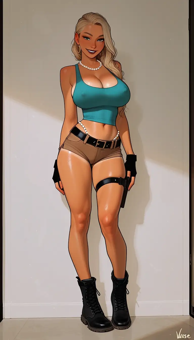 AI art "Summer's wardrobe. Tomb raider? 🪙"