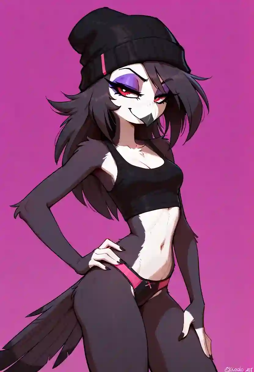 AI art "Octavia showing off her undies"