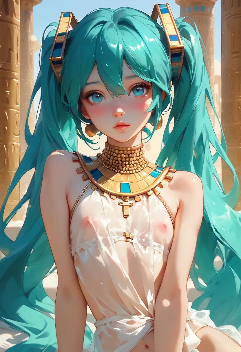 Hatsune Miku Egyptian Goddess