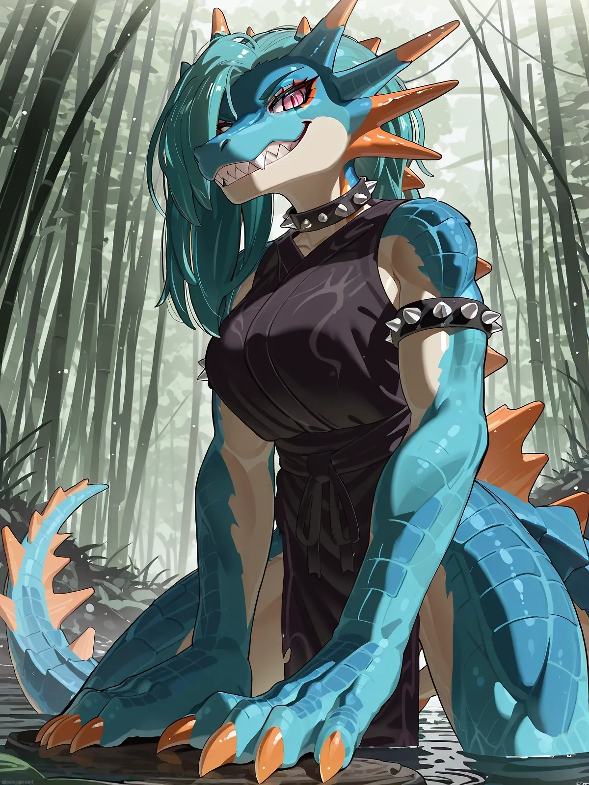 Monster Hunter Girls: Lagiacrus, Rathalos and Deviljho