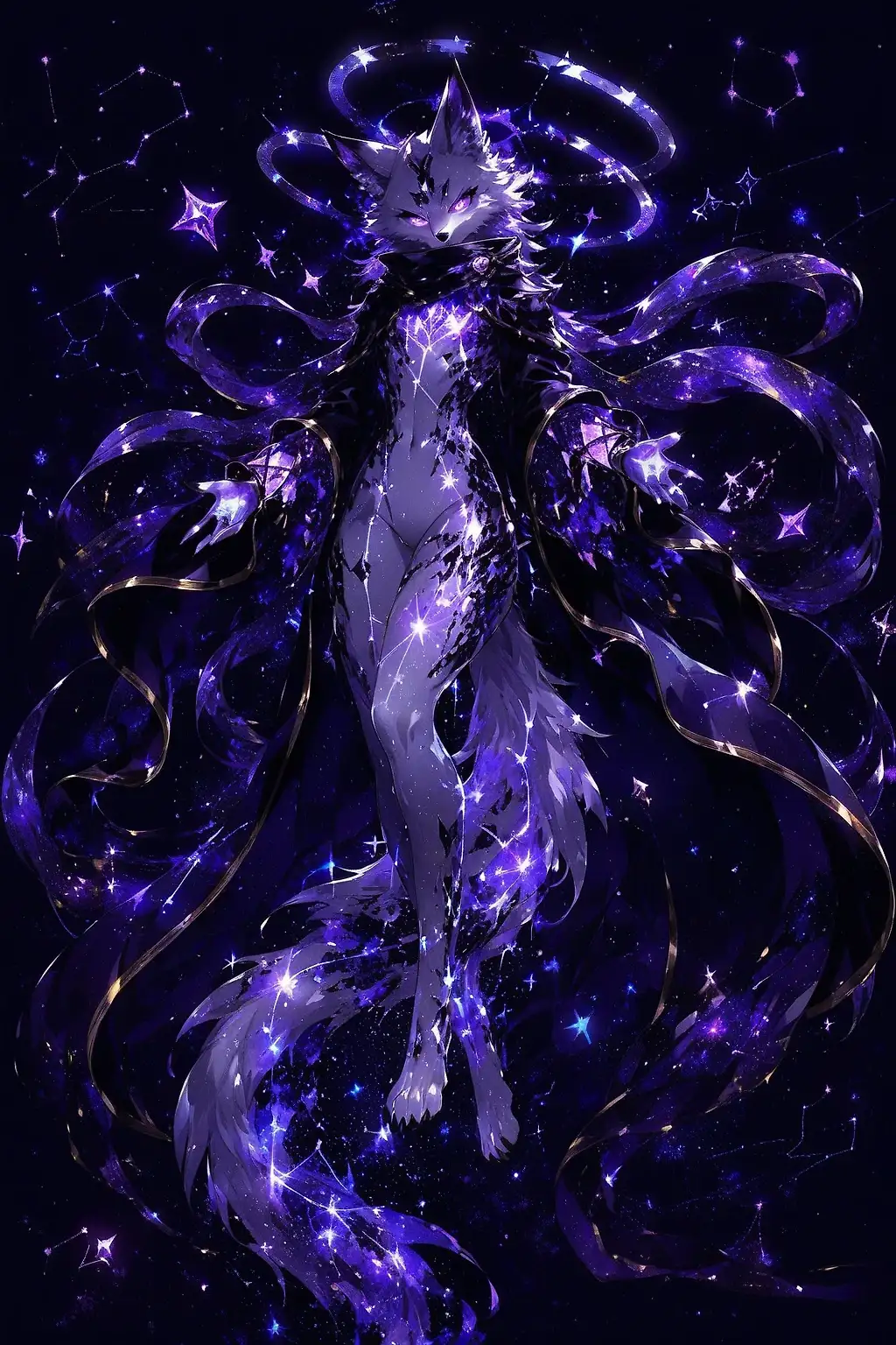 AI art 'Astral Fox'
