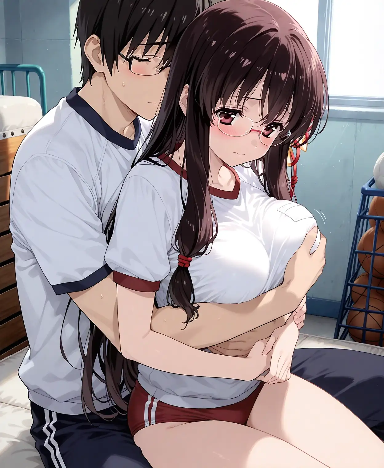 AI art "After class"