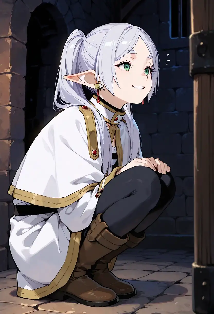 AI art "Beyond Journey's End Parody: Frieren"