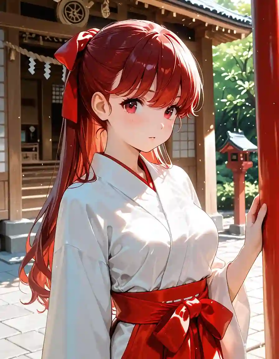 AI art "yoshizawa kasumi-Miko"