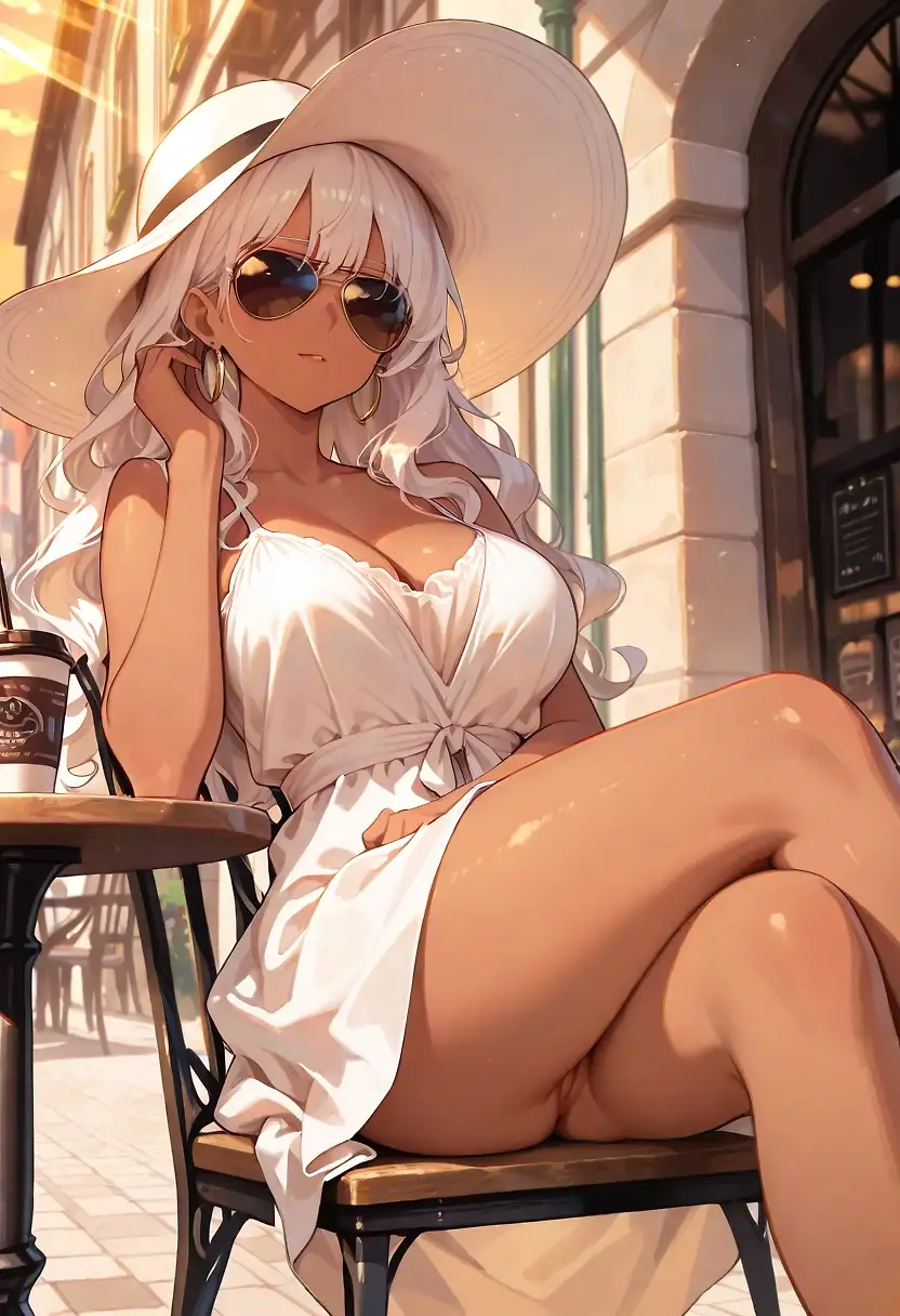AI art "Dusk flashing"