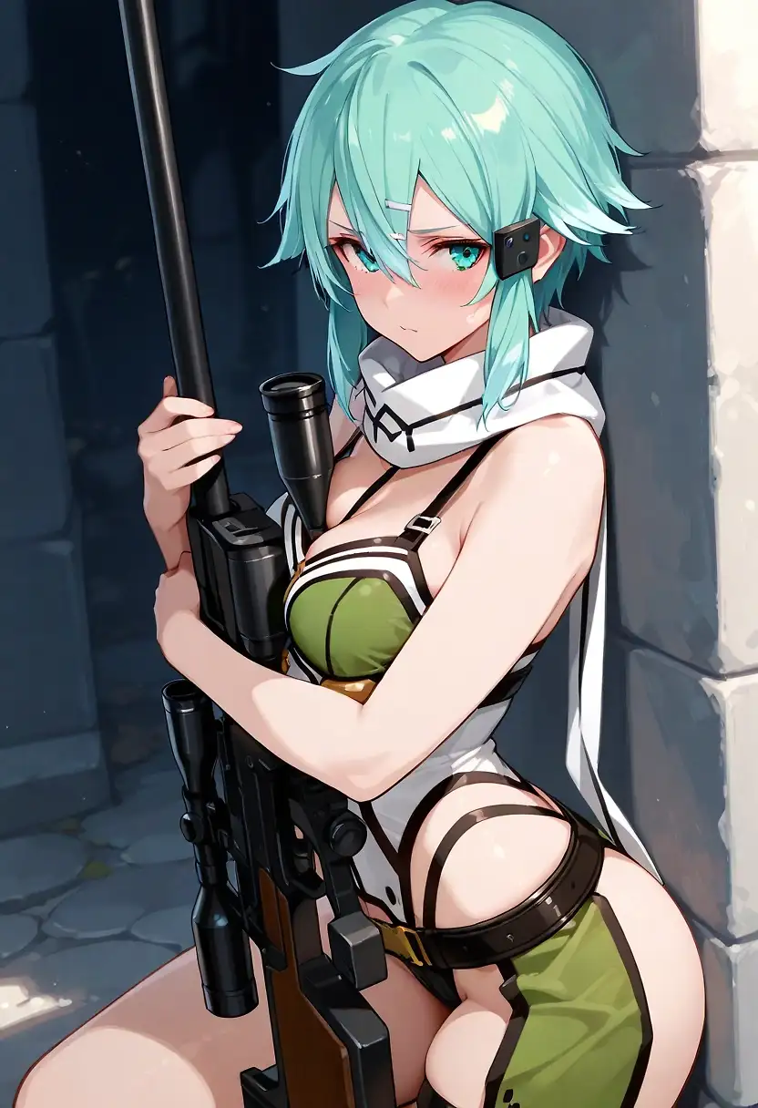 AI art "Sinon up the wall"