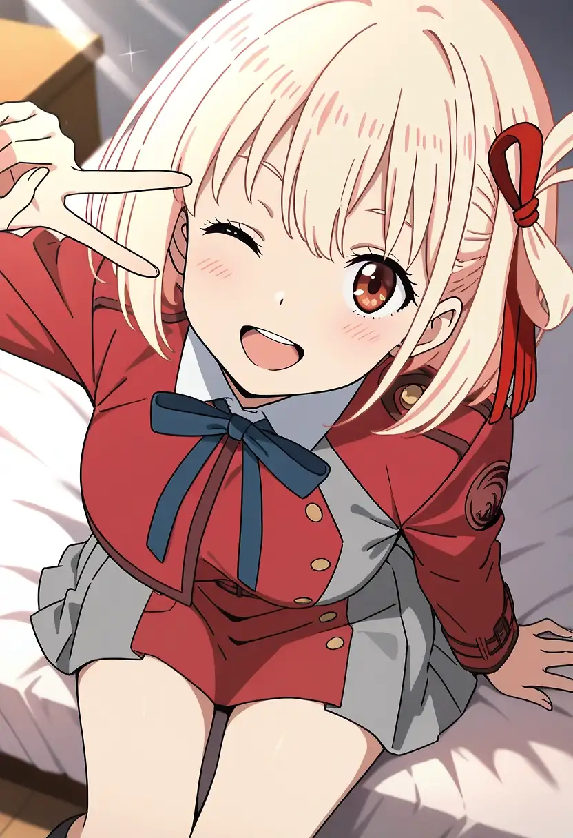 AI art 'Chisato at Bedroom'