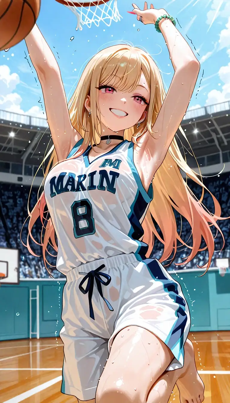 AI art 'basketball is a team game'