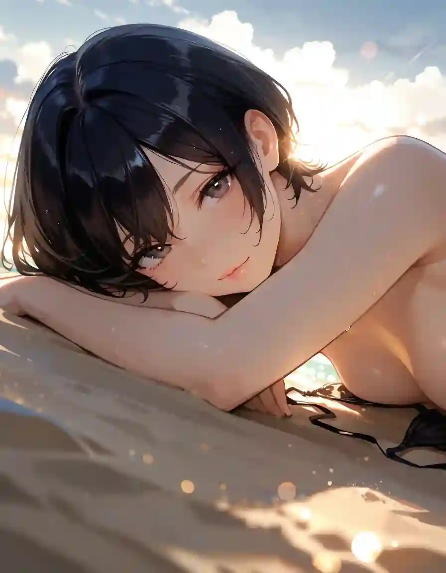 AI art 'on the beach'