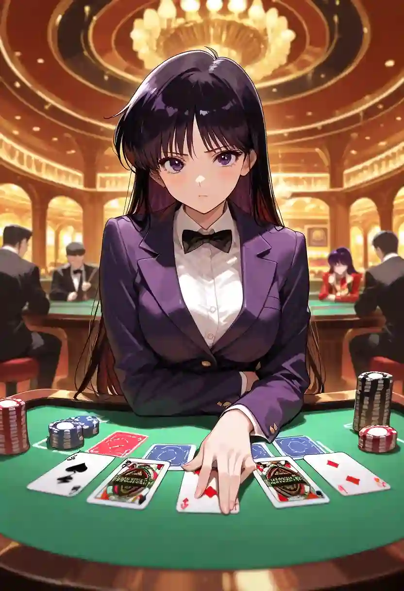 AI art "Rei the cardshark."