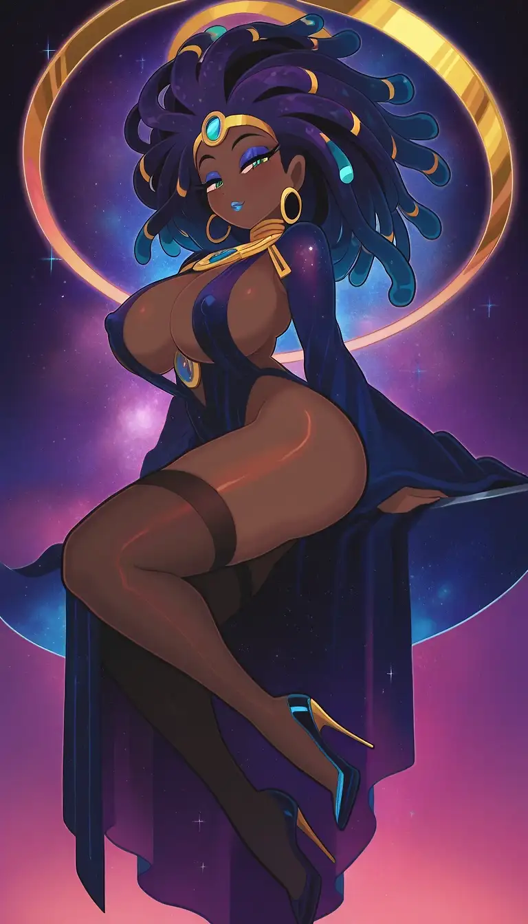 AI art 'Cosmic Goddess'