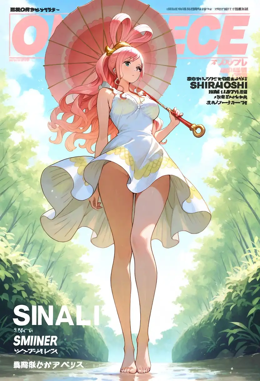 AI art "Shirahoshi Spring Magazine"