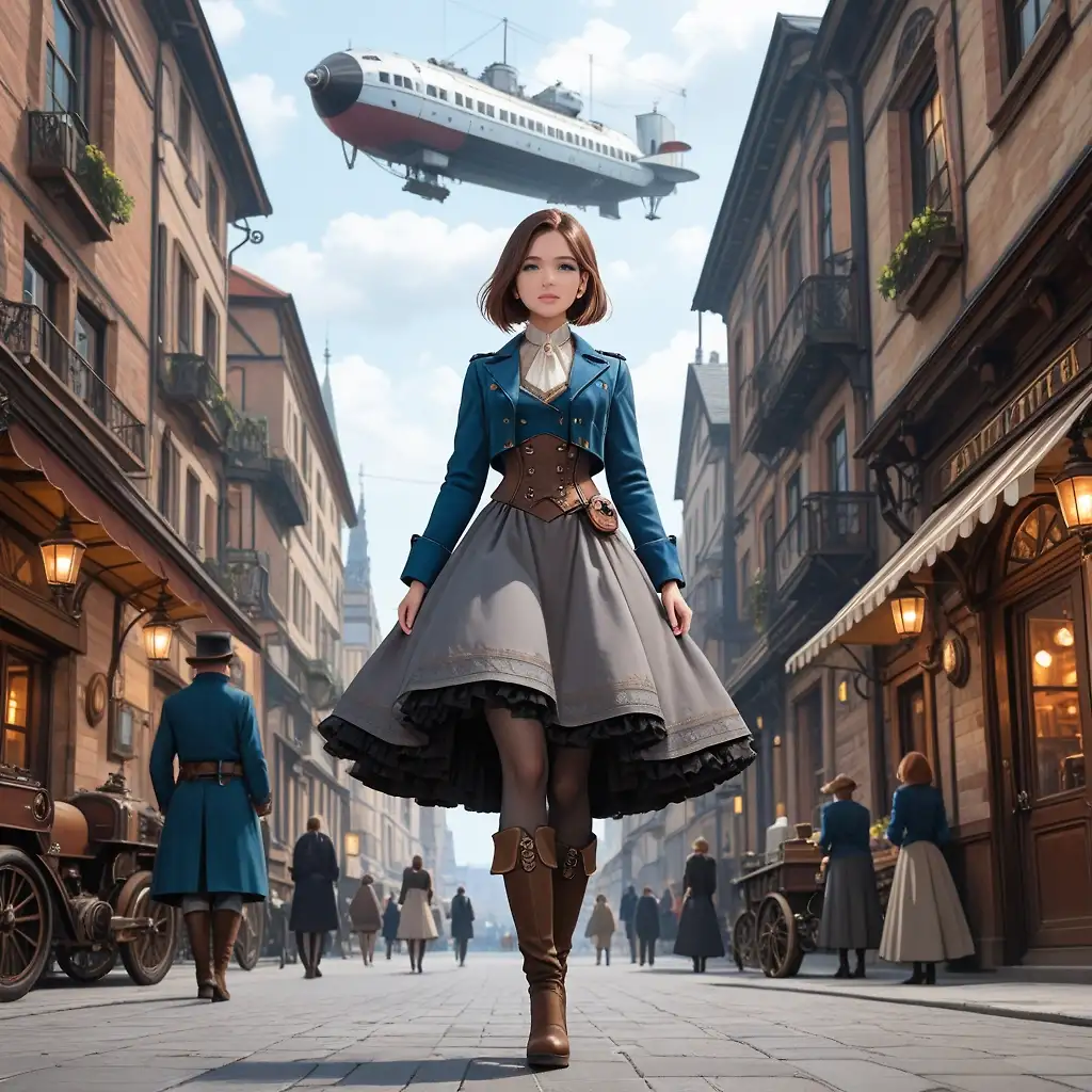 AI art "Steampunk Susan 1"