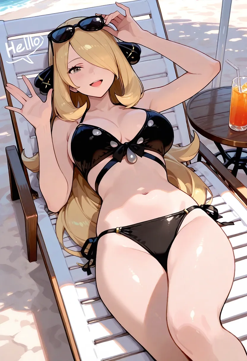 Cynthia’s beach day