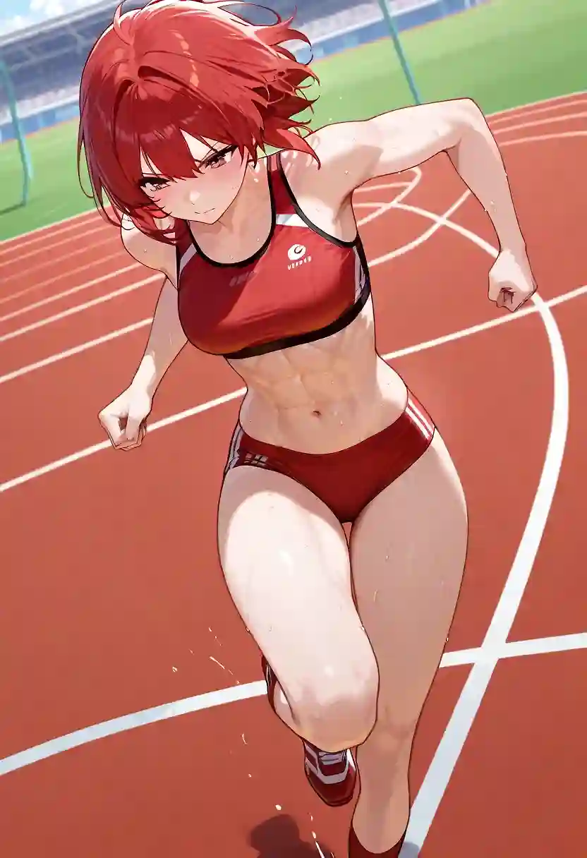 AI art 'Unconventional endurance training.'