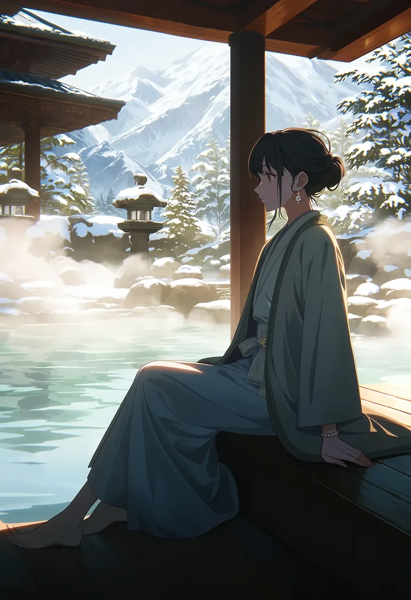 At the onsen