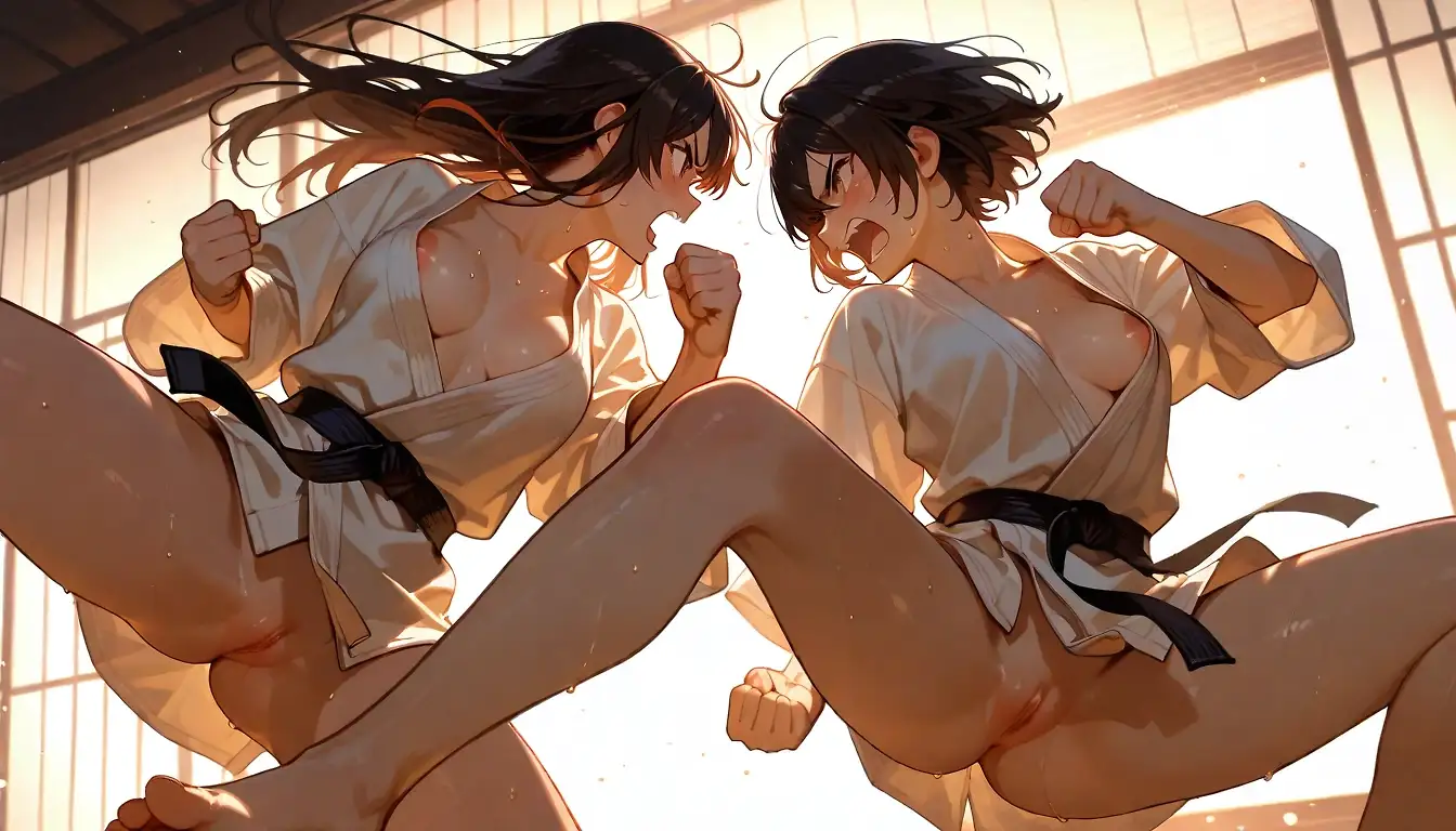 AI art '🥋 Karate' with user description 'I attended a karate belt promotion ceremony this Friday. It didn't look like this 😏'