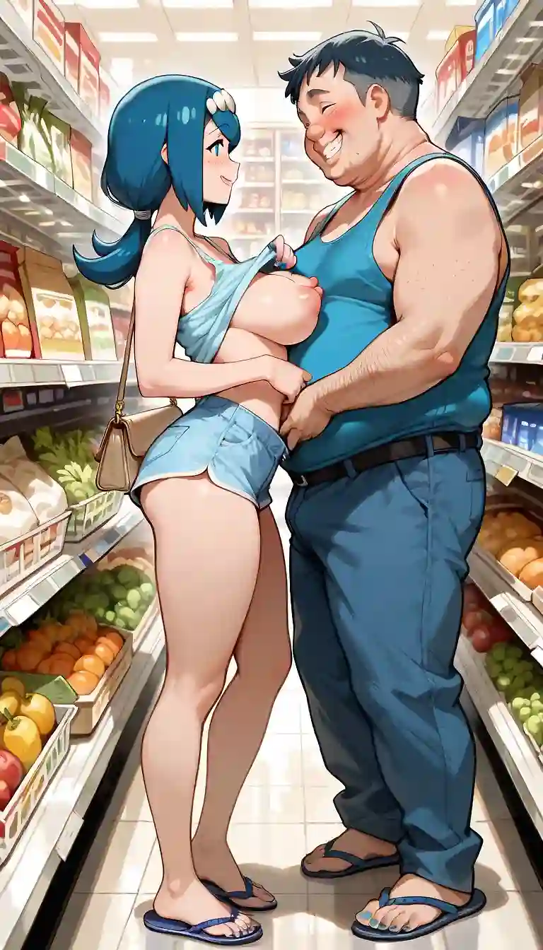 AI art 'Little trip to the grocery store'