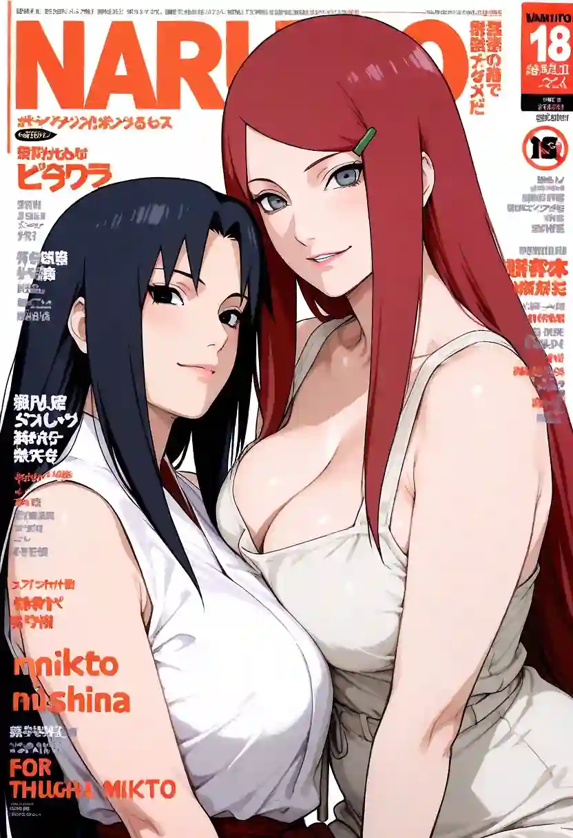 AI art 'Kushina and Mikoto magazine'