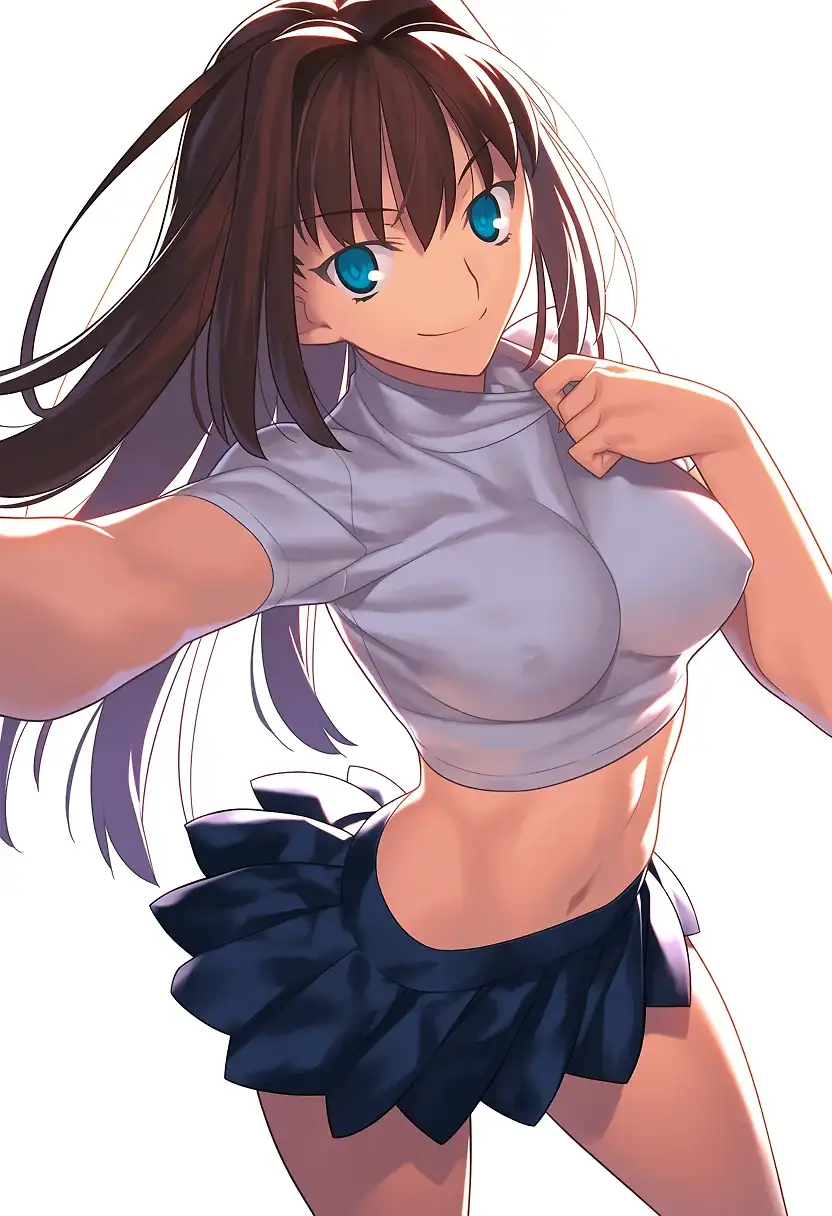 AI art 'Aozaki Aoko'