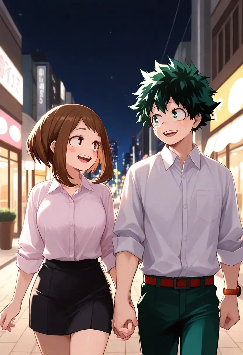 AI art 'Deku & Ochaco Off-Story'