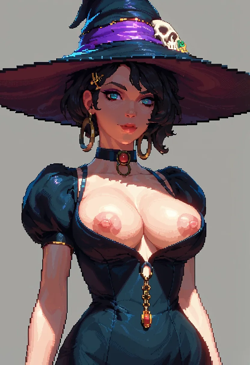 AI art "Witch Sprite"