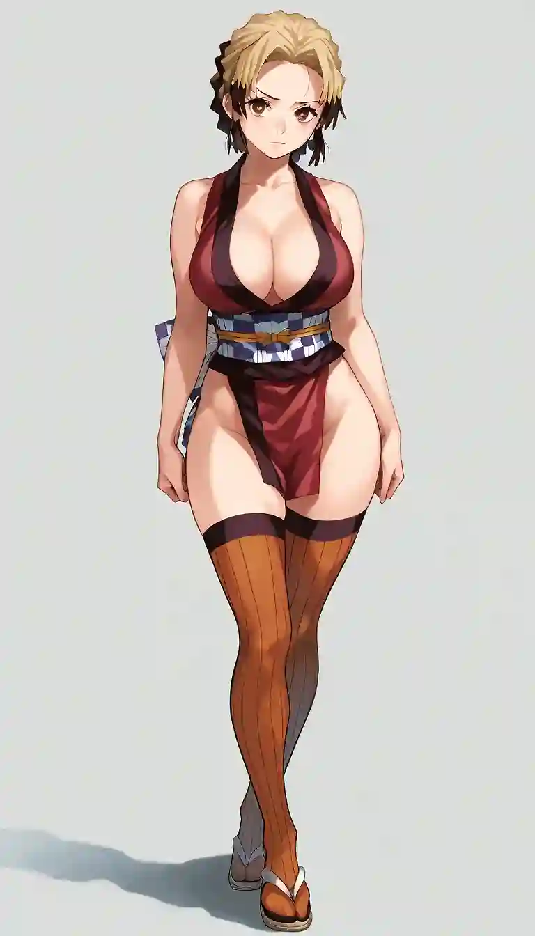 AI art 'Makio (kimetsu no yaiba)' with user description 'This is the closest I could get to creating Makio from Demon Slayer'