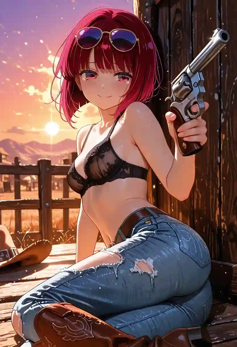 AI art 'Cowgirl Arima'