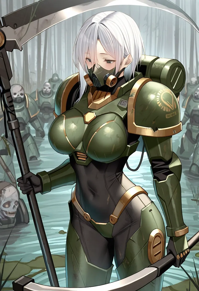 AI art "Death guard forward."