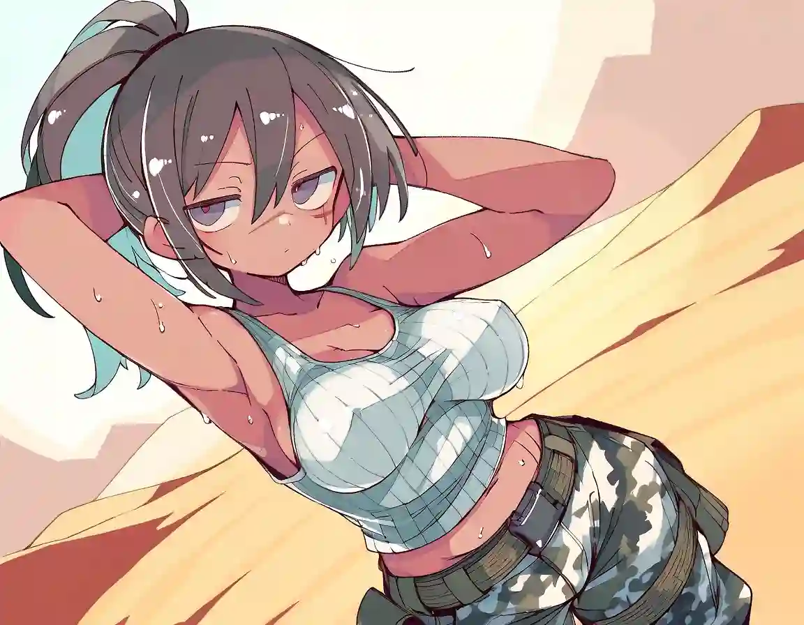 AI art 'Heat Haze <3' with user description 'various compositions, similar prompts'