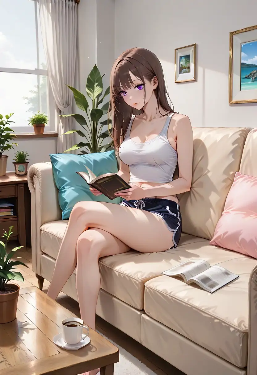 AI art 'Reading'