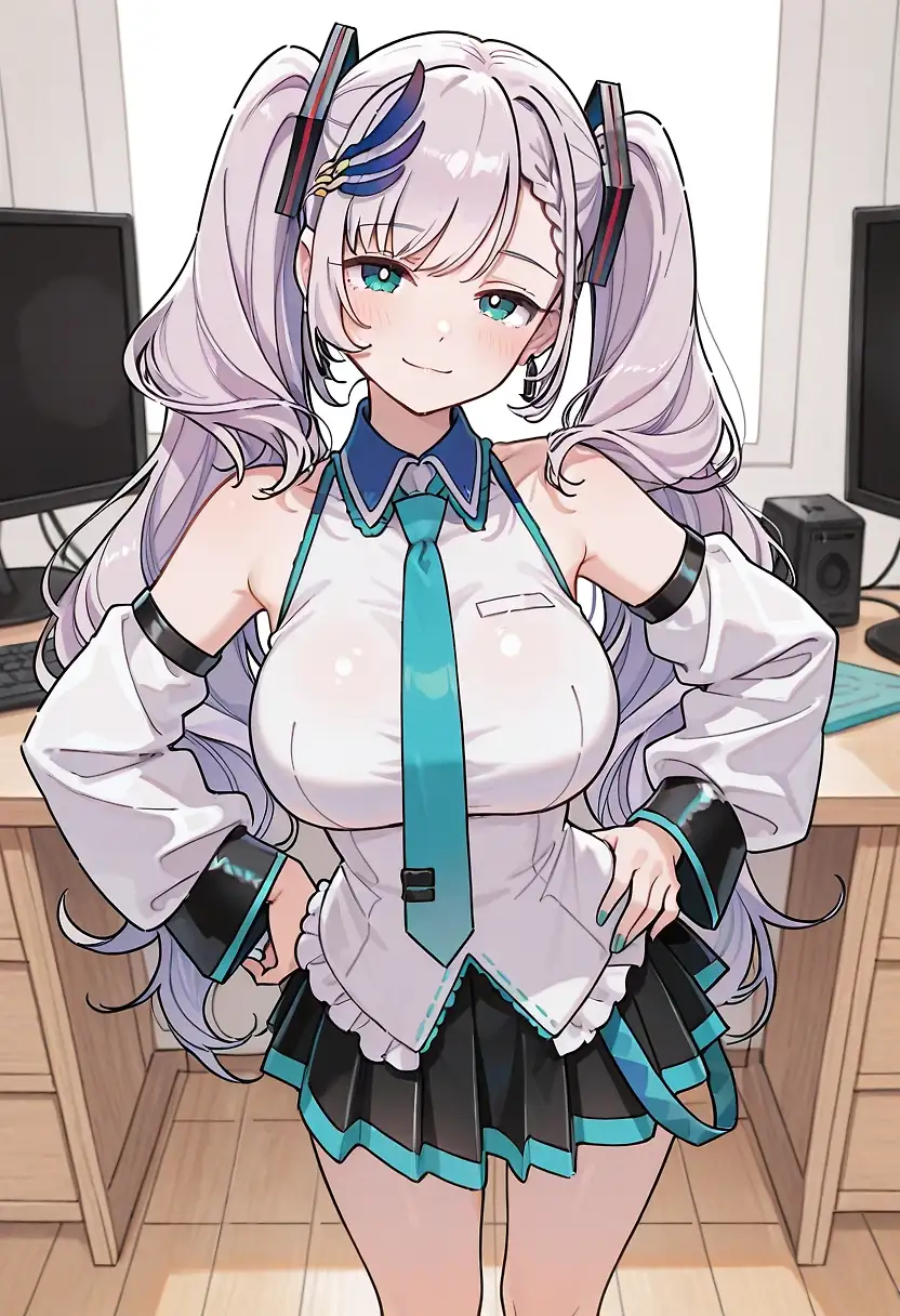 AI art 'Miku cosplay'